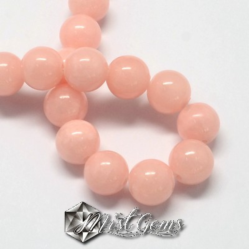 Jad Sfere 4mm Roz-8 buc