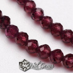 Sfere Granat Fatetate 3.5mm-20 buc.