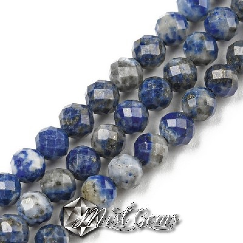 Lapis Lazuli Sfere Fatetate 4.0mm-20 buc