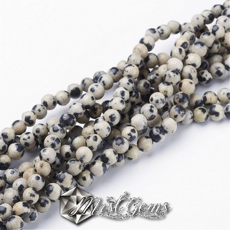 Jasp Dalmatian Sfere 4mm -50 buc.