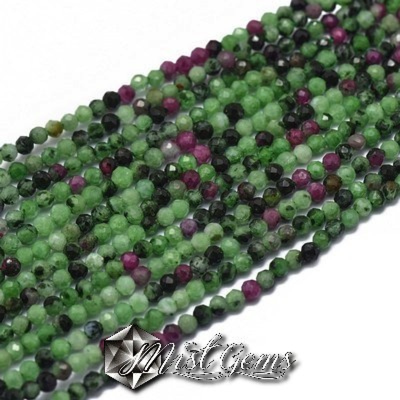 Sfere Ruby in Zoisite Fatetate 2mm-20buc.