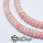 Opal Roz Rondele Fatetate 6X4mm-20 buc