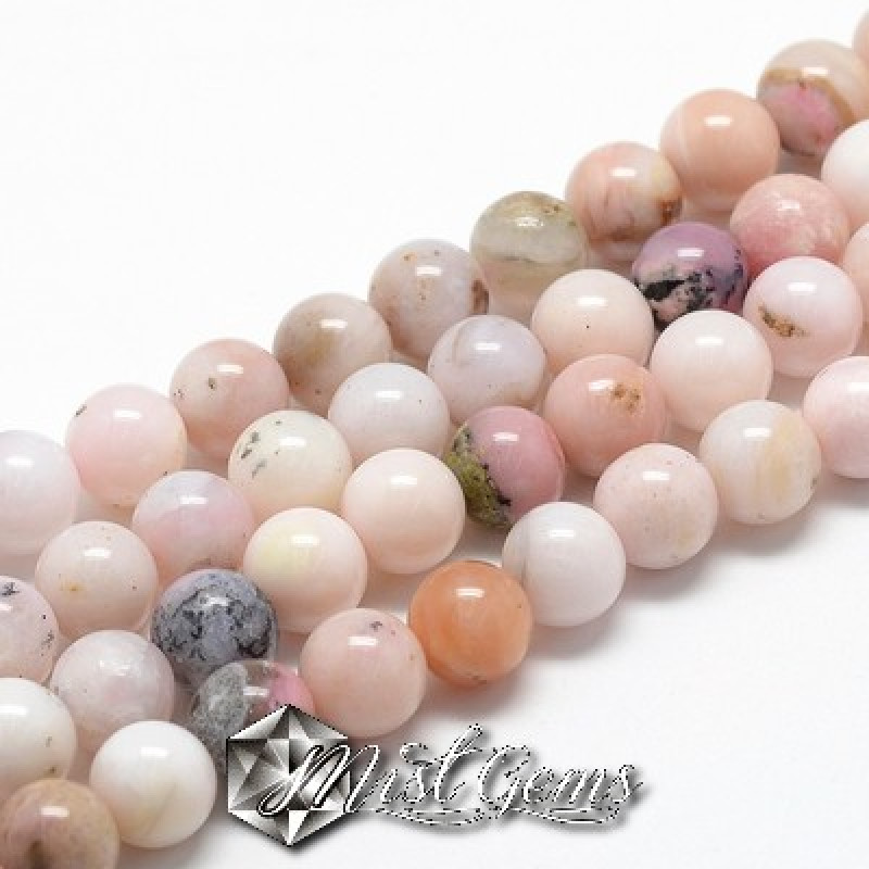 Opal Roz Sfere 4mm-1sir