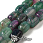 Agate Coloana Verde-Mov 15mm -1 sir