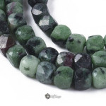 Cuburi Ruby in Zoisite Fatetate 4.5mm-20buc.