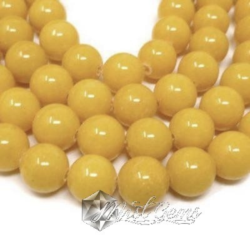 Jad Mashan sfere 4mm galben-20 buc