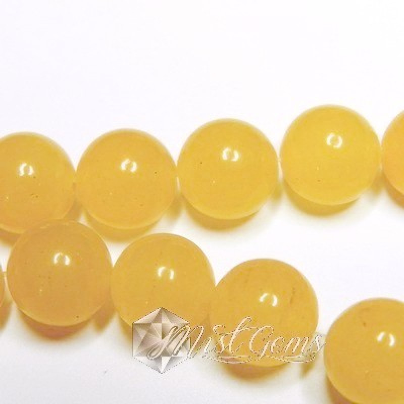 Jad Mashan Sfere 6mm Galben-20 buc