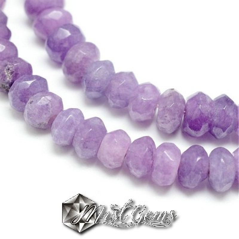Jad Rondele Fatetate Mov 4X3mm-20 buc.
