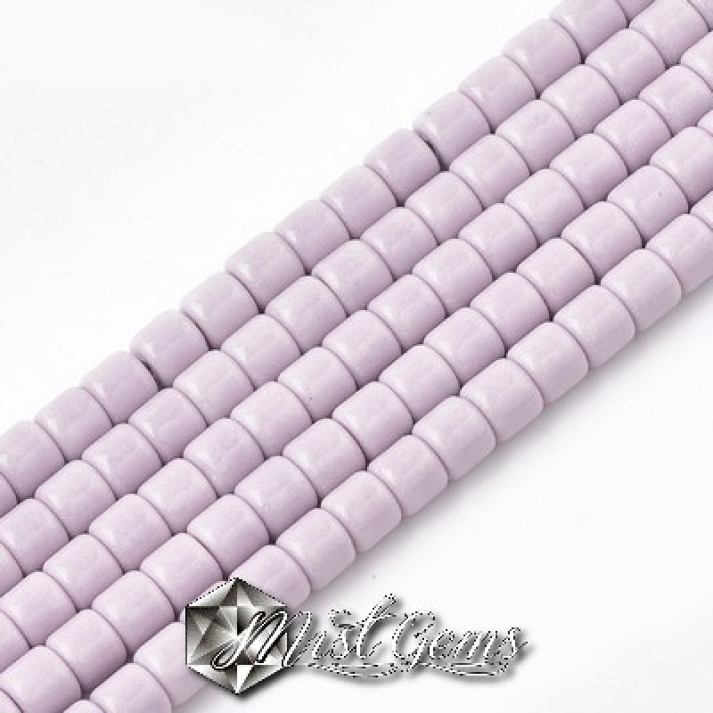 Agate cilindrice mov-lila 8.5X5mm -10 buc