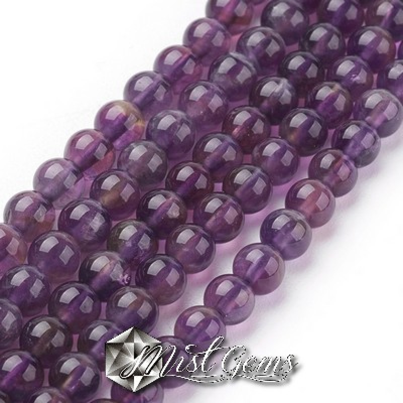 Ametist sfere mov 4mm-10 buc