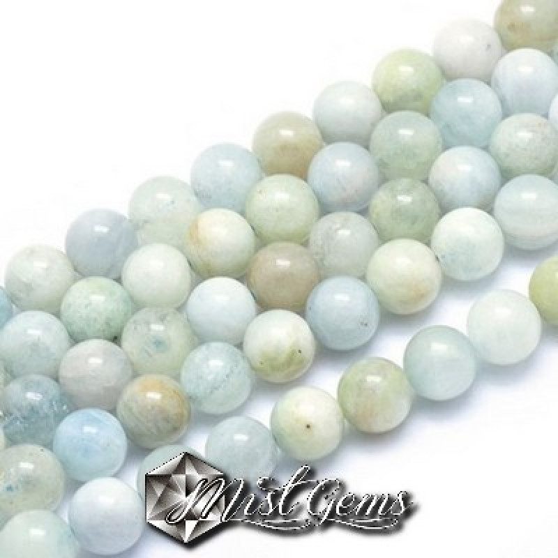 Acvamarin Sfere 6mm-10 buc