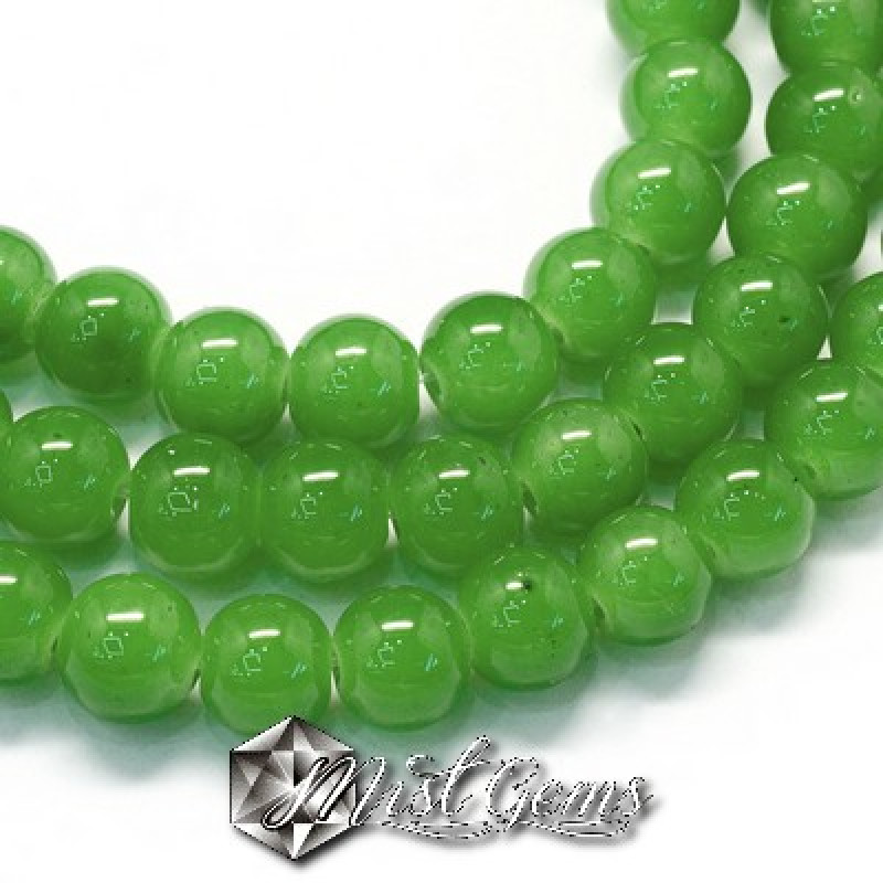 Sfere Sticla Verde  4mm-1sir.
