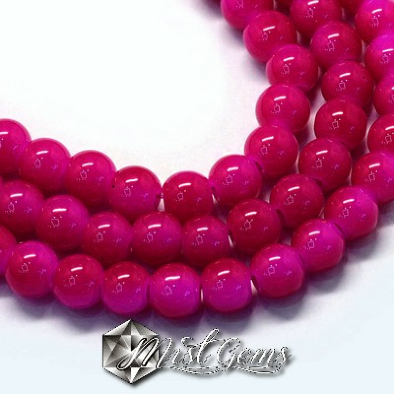 Sfere Sticla Magenta 4mm-1sir.