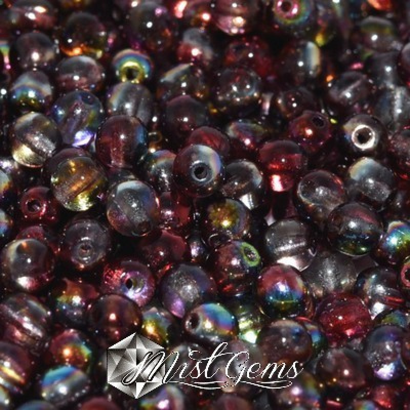 Sfere Sticla-Crystal Magic Wine-4mm-50 buc.