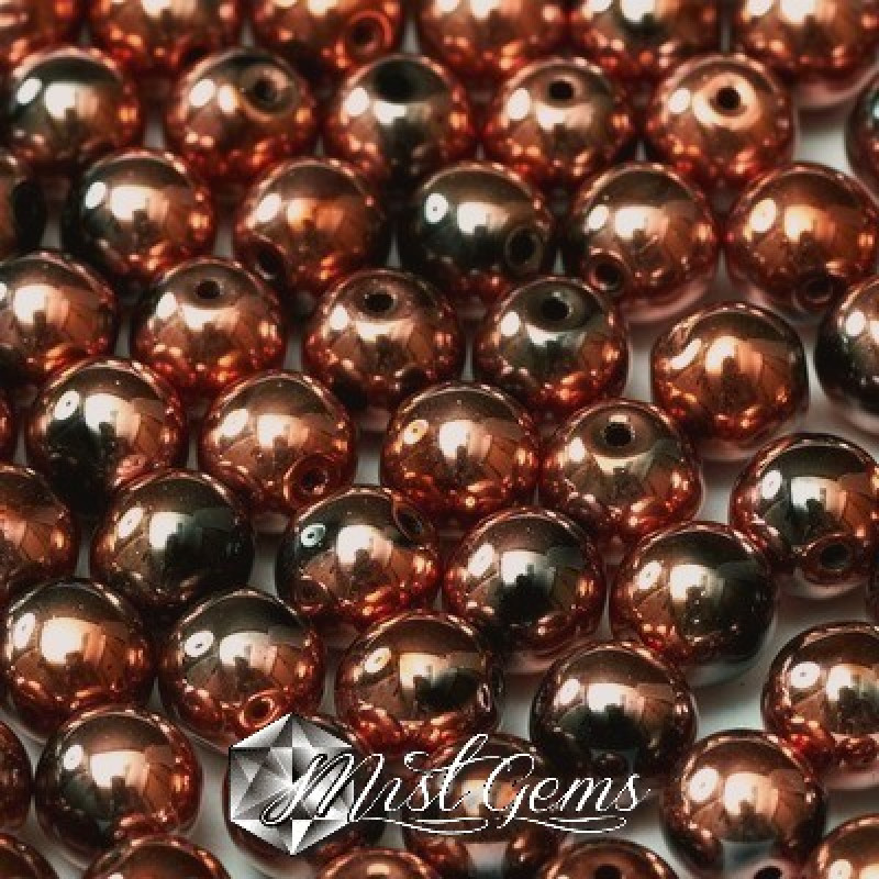 Sfere Sticla-Jet Capri Gold Full-4mm-50 buc.