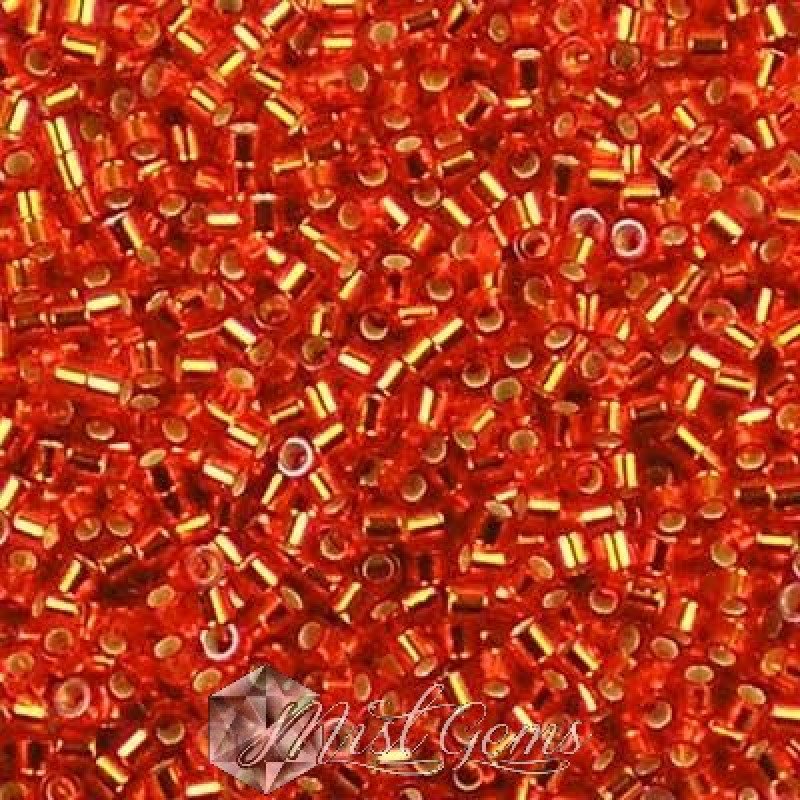 Delica 11/0 DB 0043 (DB43) Silver Lined Red