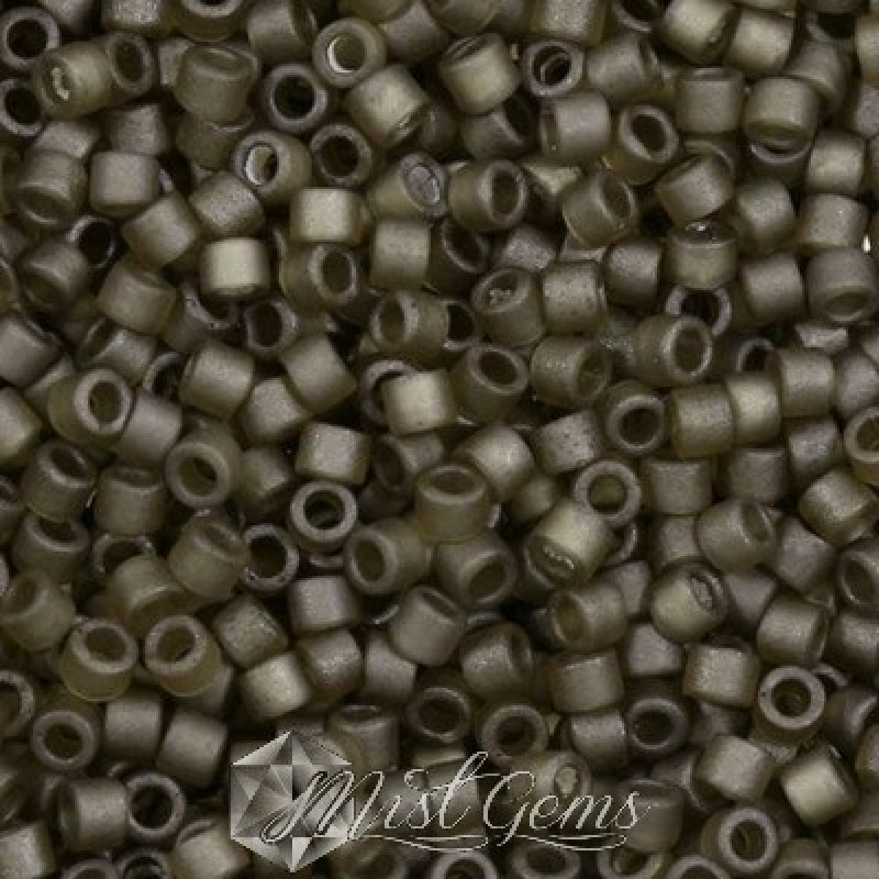 Delica 11/0 DB 0384 Transparent Smokey Quartz Matted