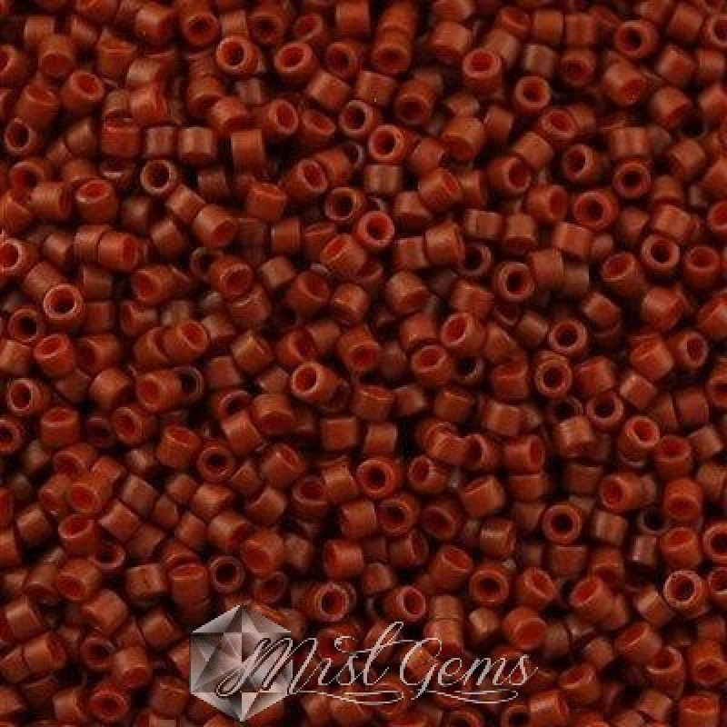 Delica 11/0 DB 0794 Opaque Sienna Matted Dyed