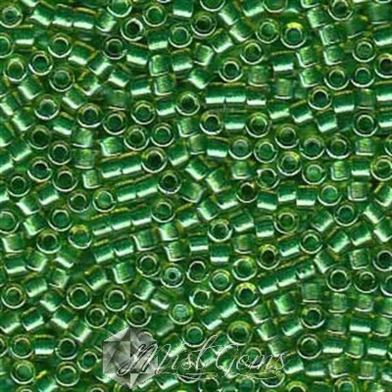 Delica 11/0 DB 0916 Sparkling Green Lined Chartreuse
