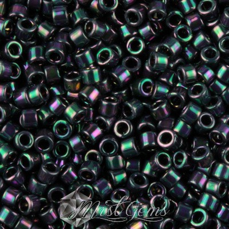 Delica 11/0 DB 1001 Metallic Purple/Green Gold Iris