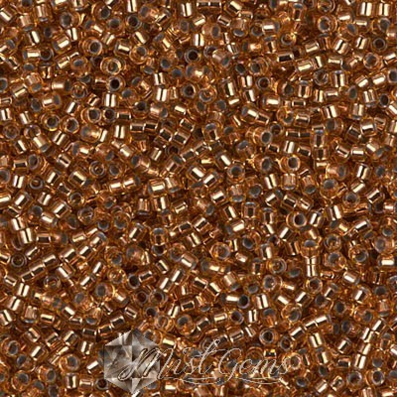 Delica 11/0 DB 0181 (DB181) Copper Lined Light Bronze