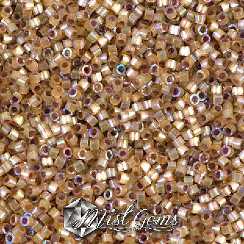 Delica 11/0 DB 0680 Dyed Smokey Quartz Silk Satin