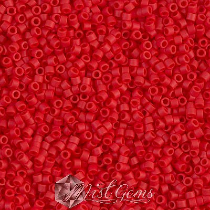 Delica 11/0 DB 0753 Opaque Matte Red