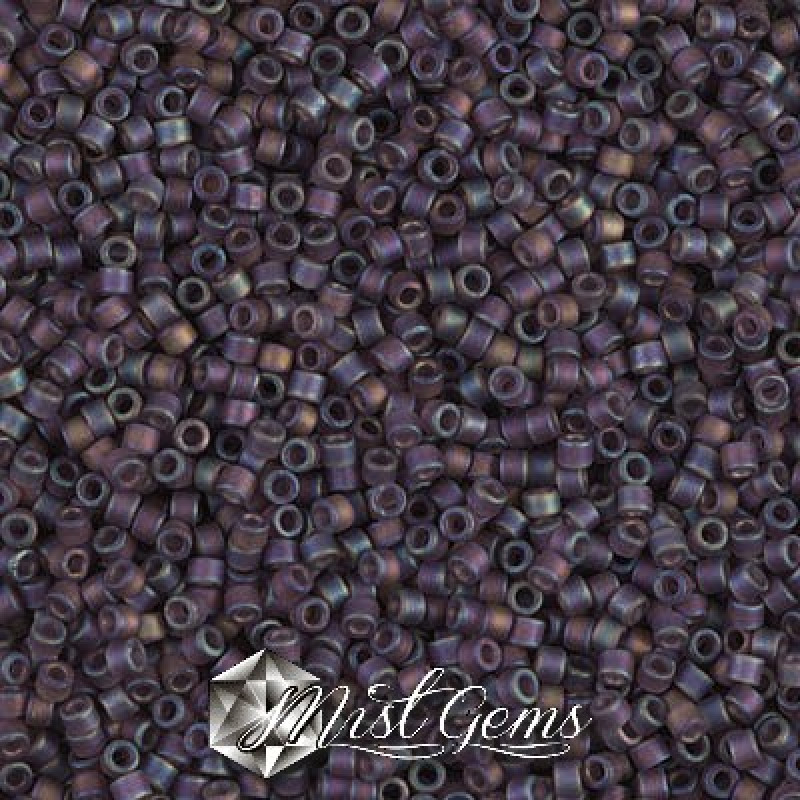 Delica 11/0 DB 0869 Matted Transparent Mauve AB