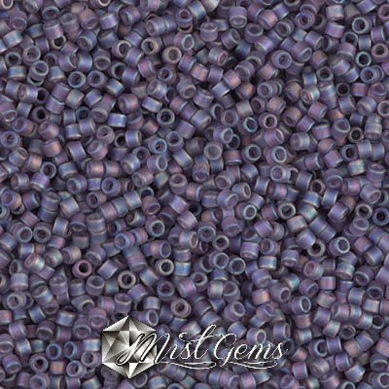 Delica 11/0 DB 0870 Matted Transp Light Amethyst AB