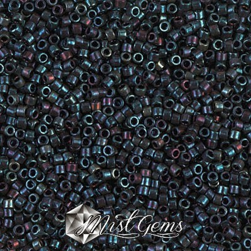 Delica 11/0 DB 1003 Metallic Midnight Blue Gold Iris