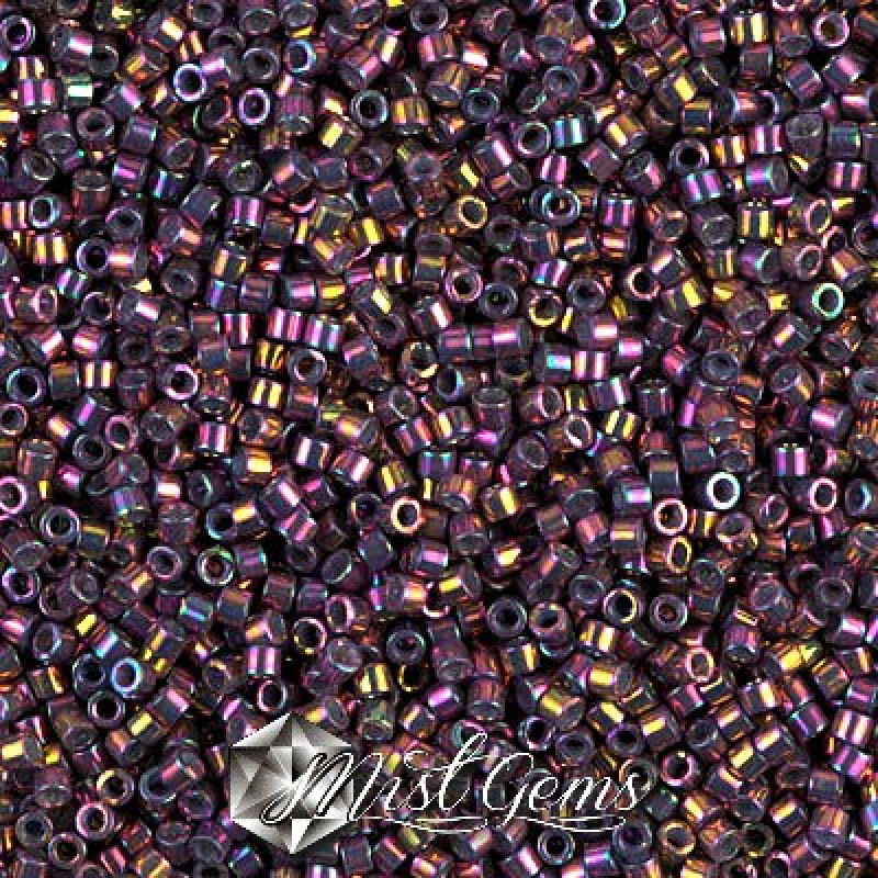 Delica 11/0 DB 1014 Metallic Thistle Gold Iris