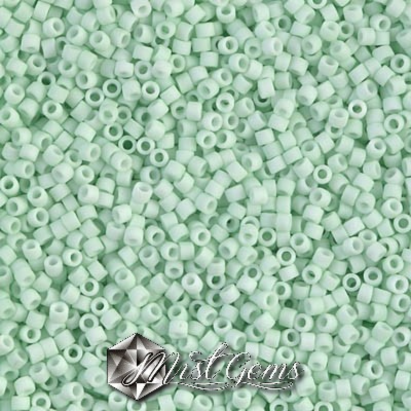 Delica 11/0 DB 1516 Matted Opaque Light Mint