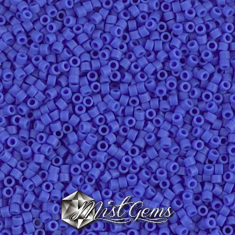 Delica 11/0 DB 1588 Matted Opaque Cyan Blue