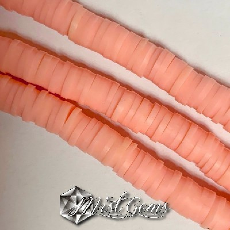 Discuri din argila polimerica-vinil-4mm,roz 