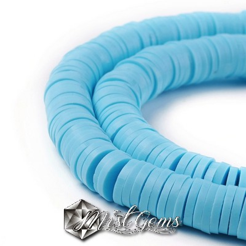Discuri din argila polimerica-vinil-4mm,bleu