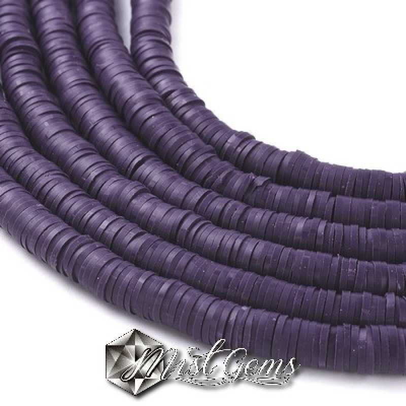 Discuri din argila polimerica-vinil-6mm,mov indigo