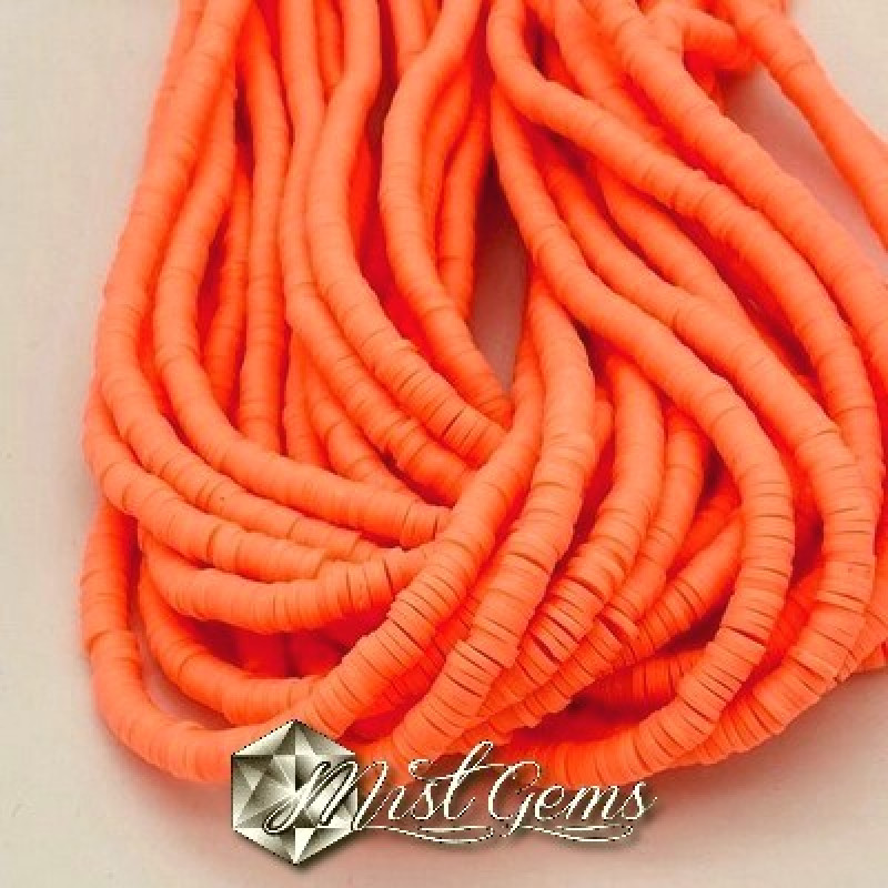 Discuri din argila polimerica-vinil-6mm,orange