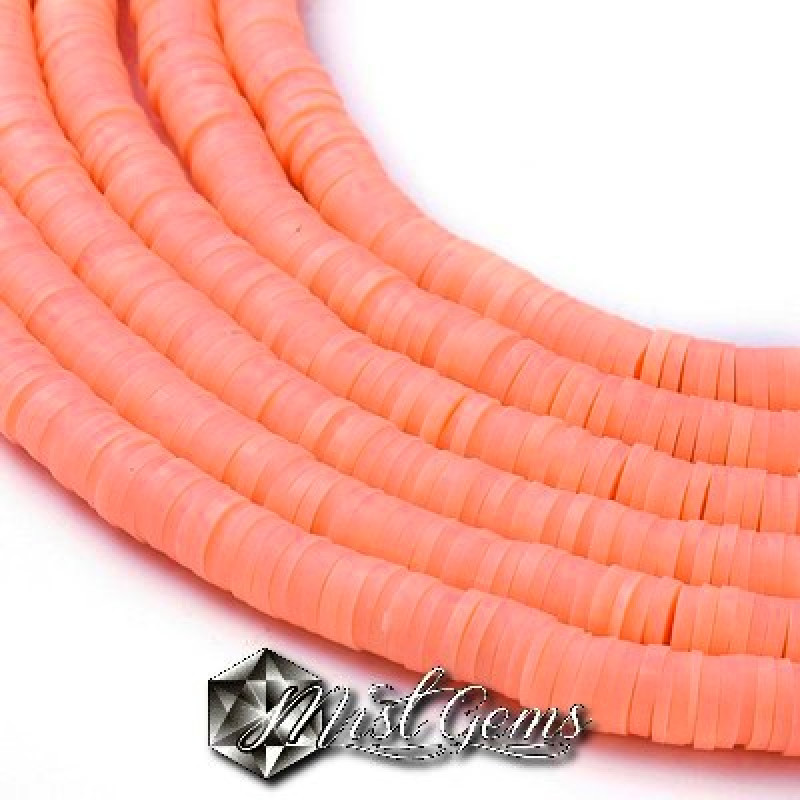 Discuri din argila polimerica-vinil-6mm,roz 