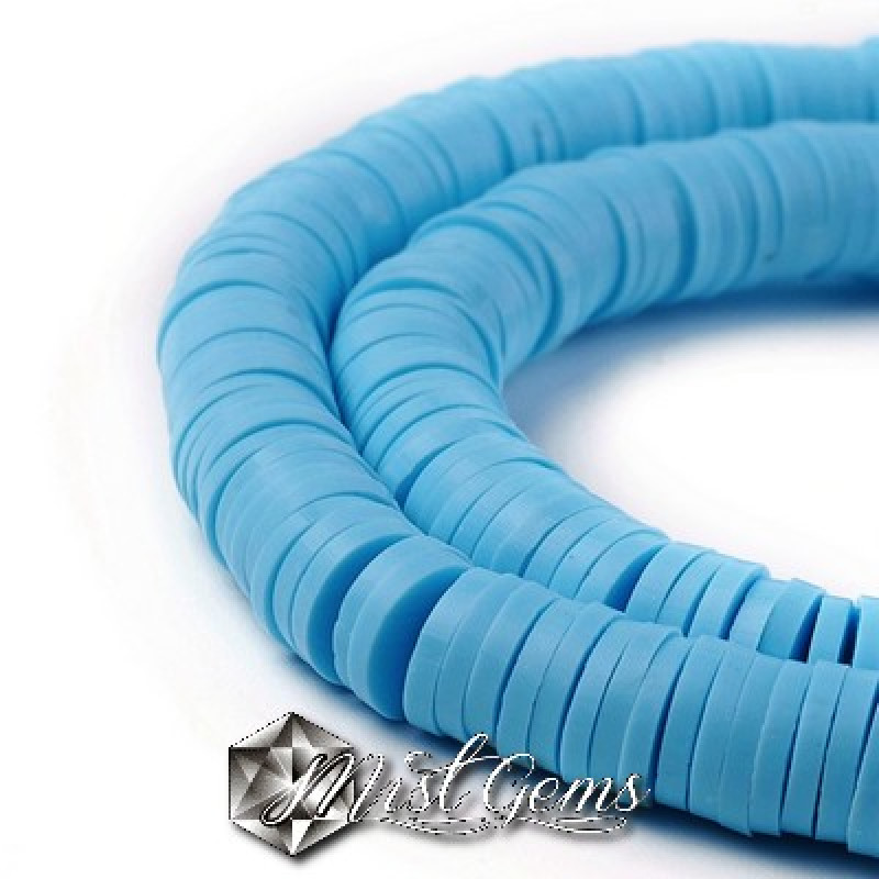 Discuri din argila polimerica-vinil-6mm,bleu