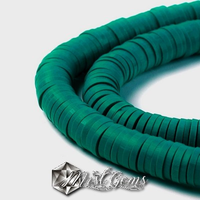 Discuri din argila polimerica-vinil-6mm,teal