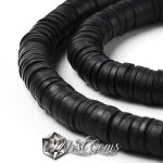 Discuri din argila polimerica-vinil-6mm,negre