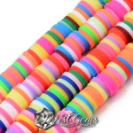 Discuri din argila polimerica-vinil-6mm,multicolore 2