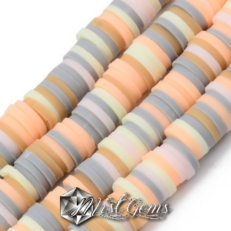 Discuri din argila polimerica-vinil-6mm,multicolore