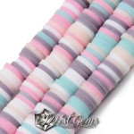 Discuri din argila polimerica-vinil-6mm,multicolore