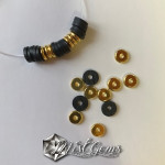 Margele metalice disc 3.8 mm-20 buc.
