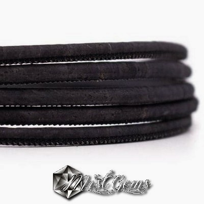 Snur din pluta 5mm,negru -0.2m