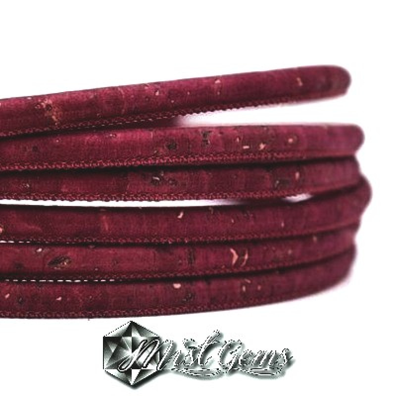 Snur din pluta 5mm,grenat-0.2m