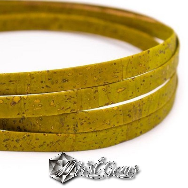 Banda din pluta 10X1.0mm olive-0.2m