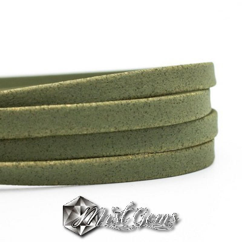 Banda din pluta 10X1.0mm verde-kaki -0.2m