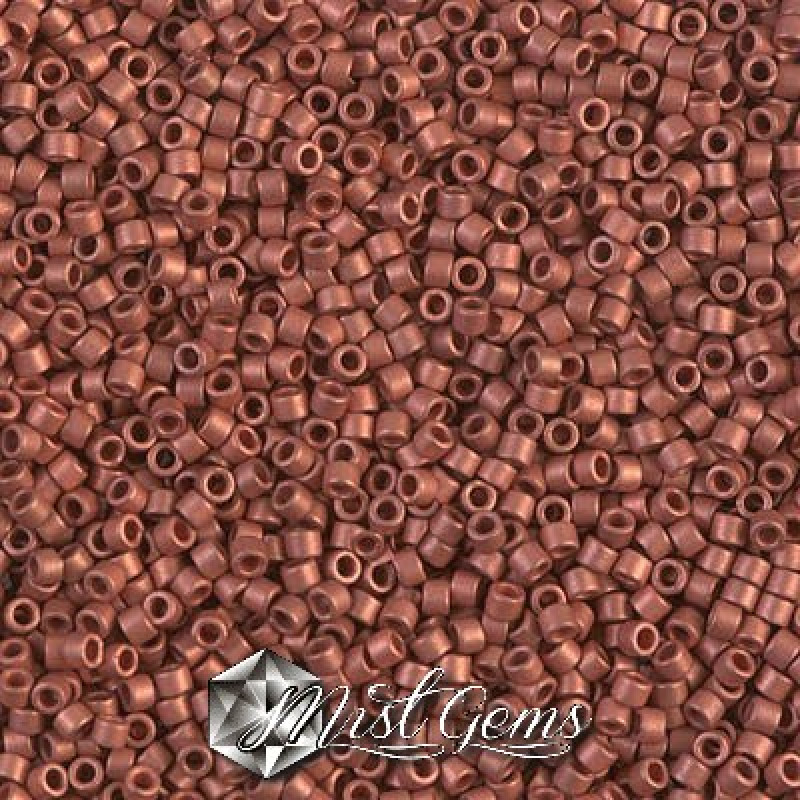 Delica 11/0 DB 0340 (DB340) Plated Copper Matted